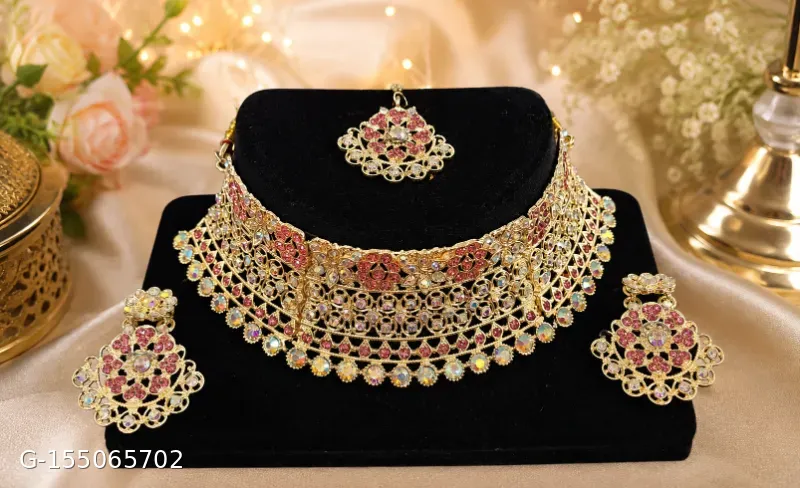 Premium bridal chokker set