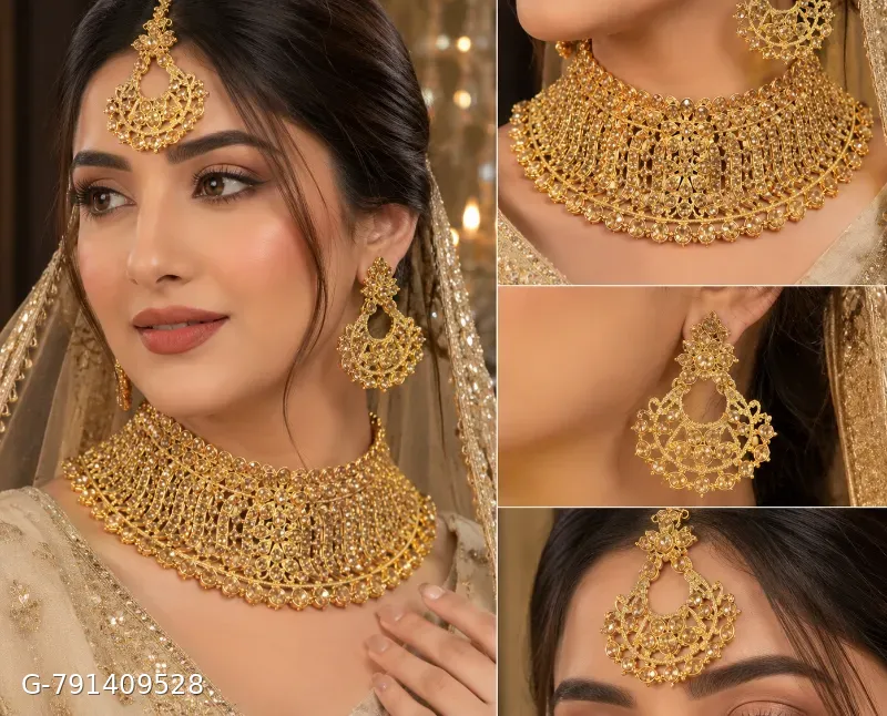Premium quality bridal chokker set