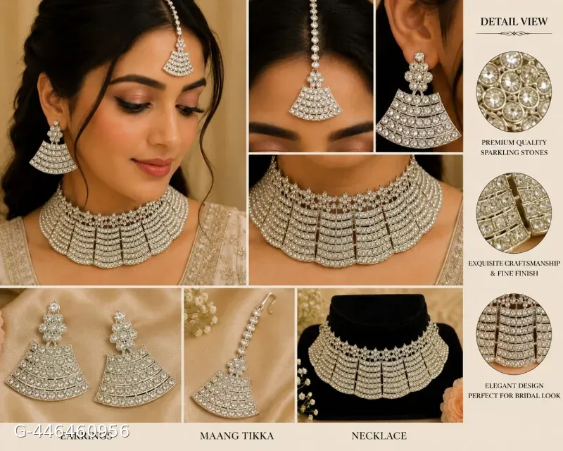 Premium quality bridal chokker set