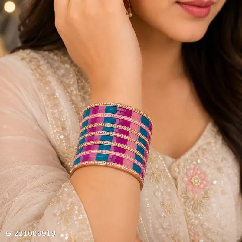 Daily wear mini chuda set multi colour