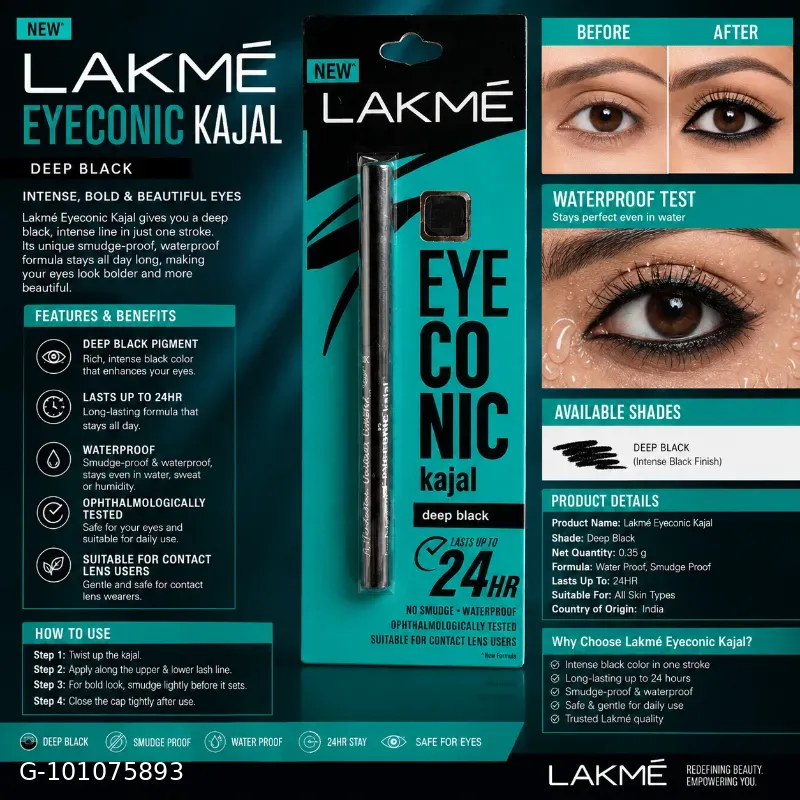 Lake me eyeconic kajal