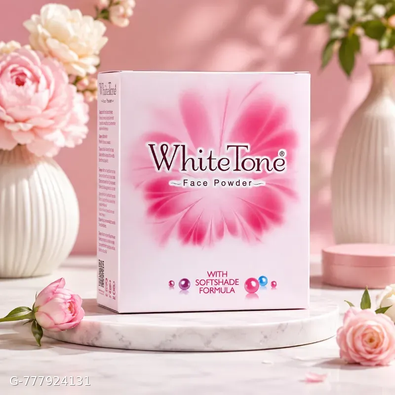 White tone face powder